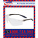 Harpoon 261 Clear Hard Coat Lens with Black Frame Safety Glasses Specs (261BKCL)
