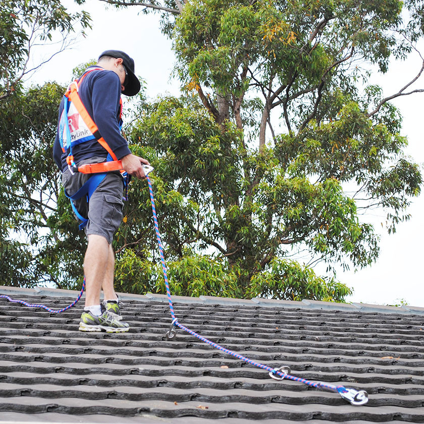 Get the Beaver B Safe Roofers Kit Tradies harness & 15m rope