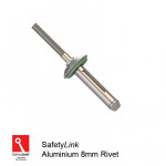 Safetylink Ferno Roof Anchor Rivets 7.5mm Aluminium bulb type rivet-PK 10